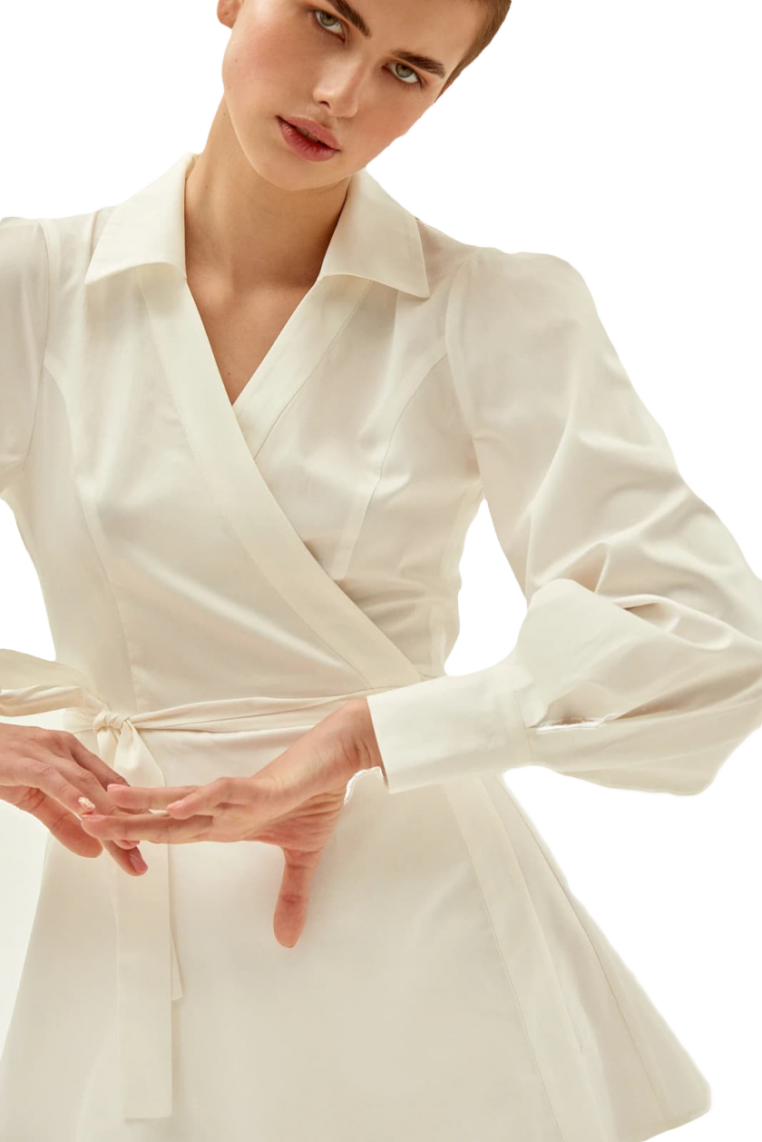 Ivory short shirt dress - Image 2